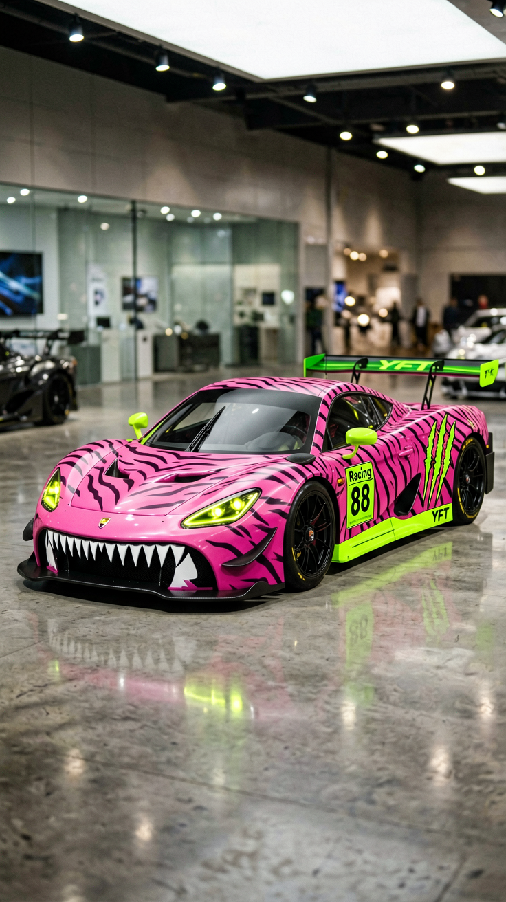 Lamborghini Temerario Super Trofeo 1/64 car model